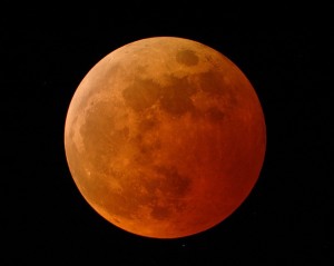 Moon during lunar eclipse 